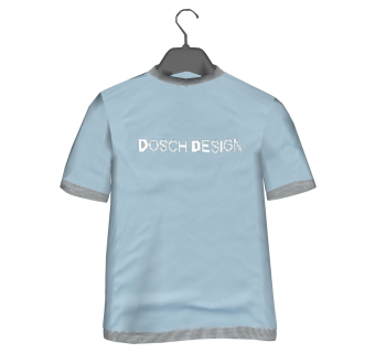 现代休闲T恤服饰草图大师模型,服装店衣架su模型下载