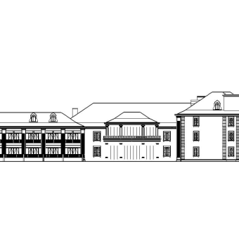 现代风格宾馆建筑工程设计图纸