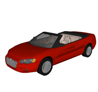 现代汽车免费su模型，现代汽车sketchup模型，汽车su素材下载