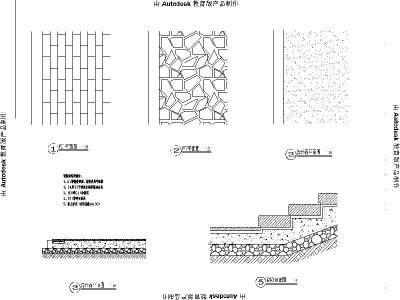 铺装<a href=https://www.yitu.cn/su/7392.html target=_blank class=infotextkey>平面</a>、台阶详图