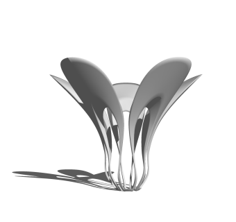 现代雕塑小品草图大师模型，雕塑小品sketchup模型免费下载