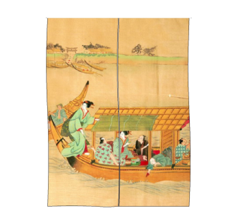 日式窗帘skb模型分享，窗帘草图大师模型下载