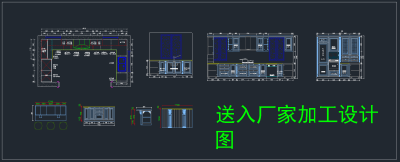 原创法式橱柜CAD图库橱柜，橱柜CAD图纸下载