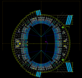 河北体育馆综合体电气及外线施工图纸，电气CAD施工图纸下载