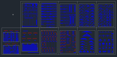 全套线脚CAD图块，线脚CAD建筑图纸下载