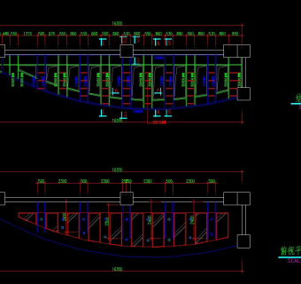 酒店餐饮空间室内CAD装修图，餐饮空间CAD图纸下载