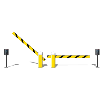 现代车行道闸草图大师模型，车行道闸sketchup模型下载