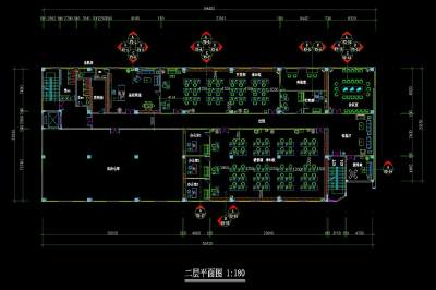 厂房办公室装修施工图，CAD建筑图纸免费下载