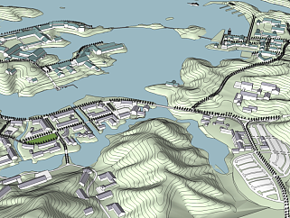 现代武当太极湖生态公园景观设计案例
