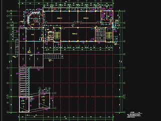 某地多层办公综合楼建筑结构设计施工图，综合楼CAD图纸下载