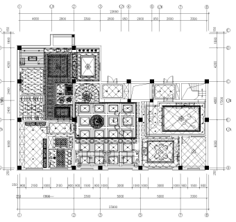  鄂尔多斯两层欧式古典豪宅CAD施工图下载