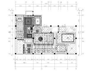  鄂尔多斯两层欧式古典豪宅CAD施工图下载