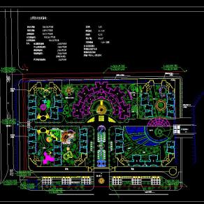 某小区规划总平图CAD图纸下载