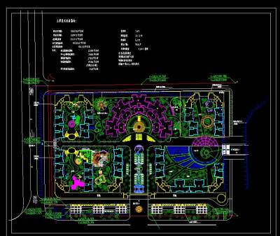 某小区规划总平图CAD图纸下载