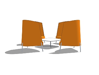 现代<em>休闲</em>桌椅免费su模型，<em>休闲</em>桌椅sketchup模型下载