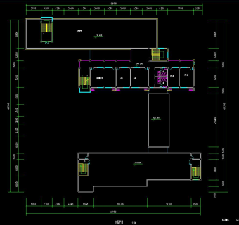 代简约学校教学楼建筑设计施工图CAD图纸