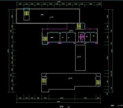 代简约学校教学楼建筑设计施工图CAD图纸