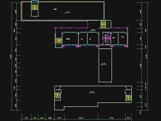 代简约学校教学楼建筑设计施工图CAD图纸