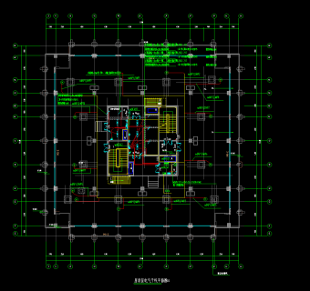 21层高层商业楼电气改造施工图纸，电气CAD施工图纸下载