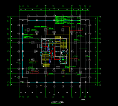 21层高层商业楼电气改造施工图纸，电气CAD施工图纸下载