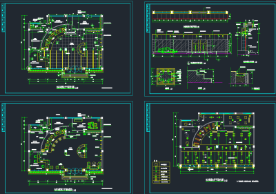 营业厅CAD施工图，营业厅CAD建筑图纸下载