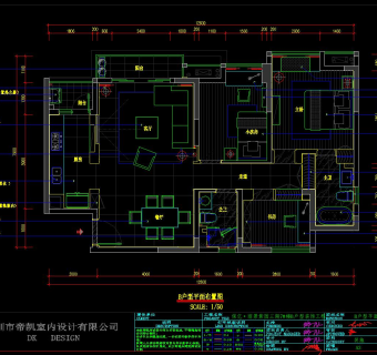 现代家居住宅CAD施工图，CAD建筑图纸免费下载