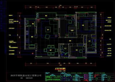 现代家居住宅CAD施工图，CAD建筑图纸免费下载