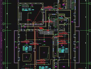 澳门弱电深化图施工图CAD图纸