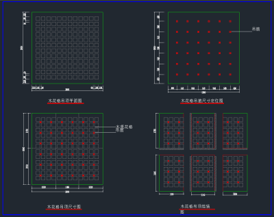 天花木制立面节点CAD图库，天花木质节点CAD图纸下载