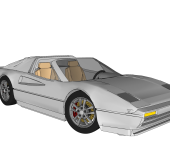 现代汽车免费su模型，现代汽车sketchup模型，汽车su素材下载