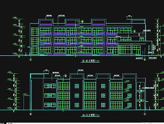 幼儿园建筑施工图集，幼儿园建筑设计CAD工程设计图下载