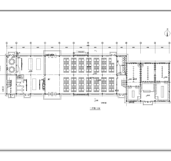 食堂浴室建筑设计方案CAD图纸设计