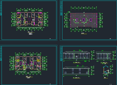 原创建筑CAD施工图，建筑CAD图纸下载