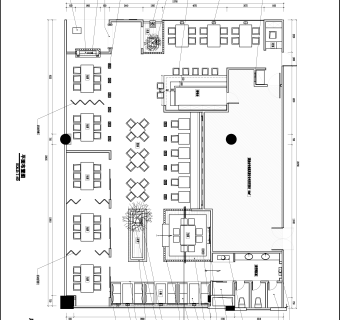 餐饮空间cad文件下载、餐饮空间dwg文件下载