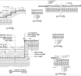 各种基础路面CAD施工详图免费下载