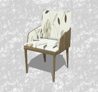 现代中式椅子sketchup模型，椅子草图大师模型下载