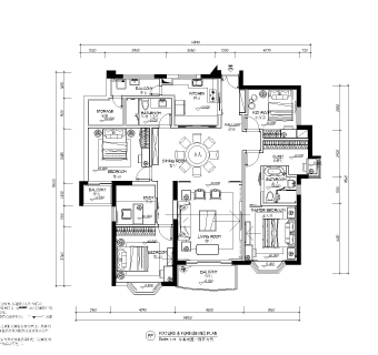 益田花园CAD施工图套图，CAD建筑图纸下载