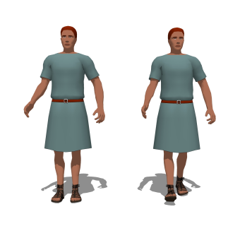 现代游戏角色sketchup模型，游戏角色草图大师模型下载