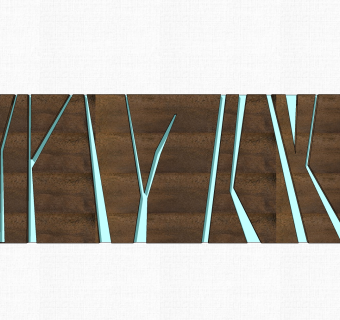 现代造型景墙草图大师模型，景墙sketchup模型免费下载