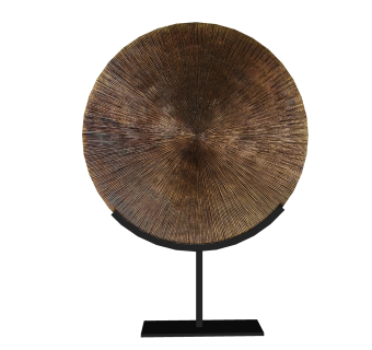 竹制圆扇摆件草图大师模型,现代装饰品su模型下载