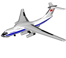现代苏联伊尔76运输机草图大师模型，运输机su模型下载