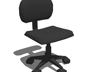 <em>现代办公室</em>转椅草图大师模型，转椅sketchup模型下载