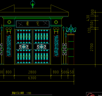 古建门窗CAD施工图，门窗CAD建筑图纸下载