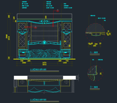 最新款欧式家具全套CAD图库，家具CAD施工图纸下载