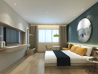 上海青浦亚朵轻居酒店室内装修CAD施工图，酒店cad设计图纸下载
