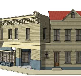 酒店草图大师模型下载、酒店su模型下载