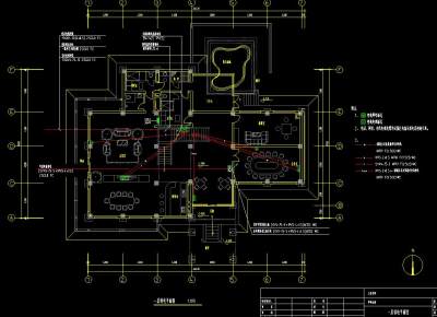 大酒店电气施工图CAD图纸