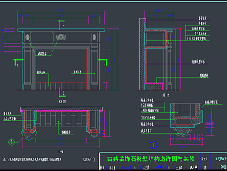 原创壁炉地暖全套详细的CAD图库，壁炉地暖CAD施工图纸下载