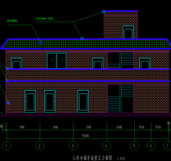 寺院斋堂建筑CAD施工图，寺院CAD建筑图纸下载
