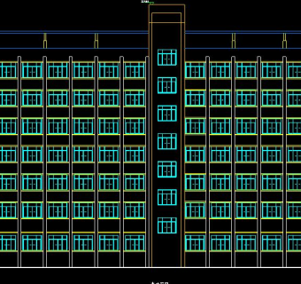 某七层教学楼建筑结构施工图CAD图纸